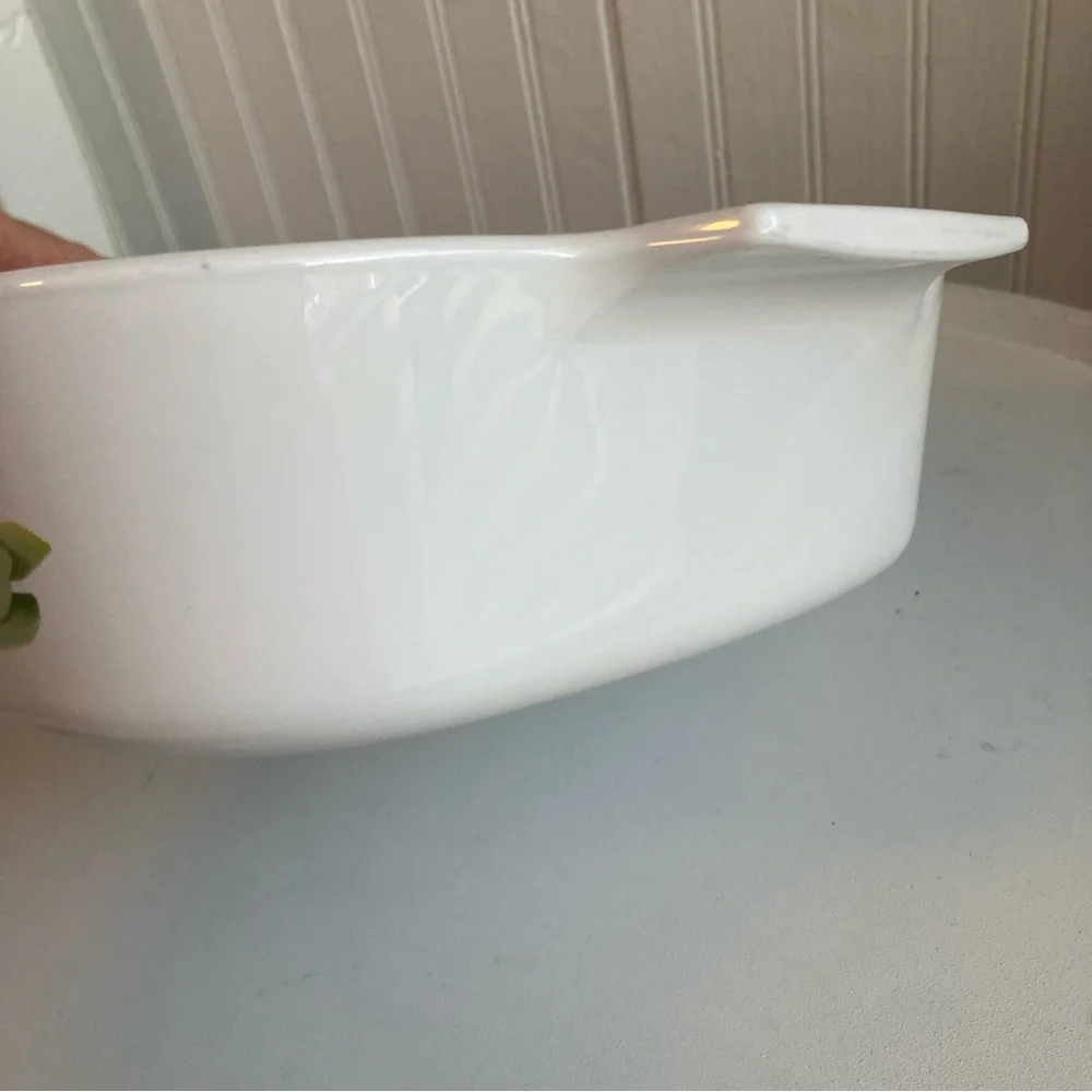 Vintage Corning Ware A -2- B, 2 Liter Summer Blush Pansies Casserole Dish Flower